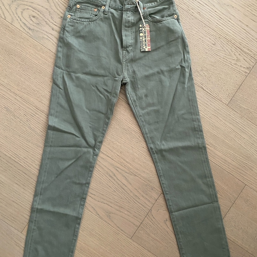 Ralph Lauren Double RL Women's Straight Leg Jeans - Olive